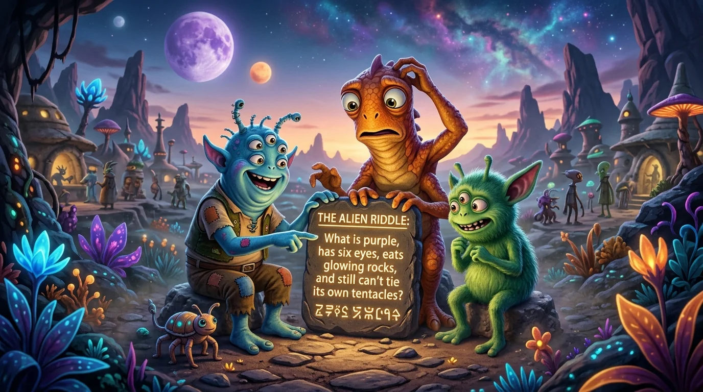 Alien Planet Math Brain Teasers