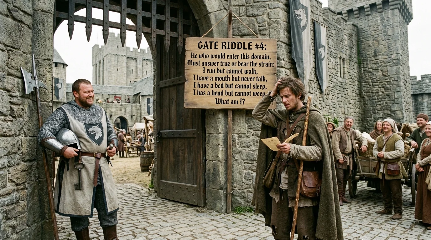 Castle Gate Treasure Hunt Riddles