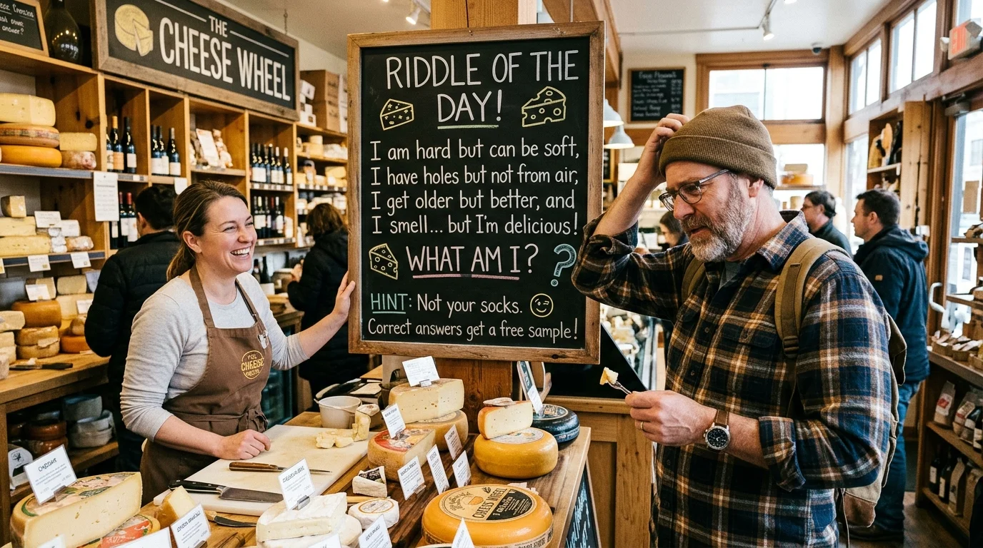 Cheddar Cheese Riddles