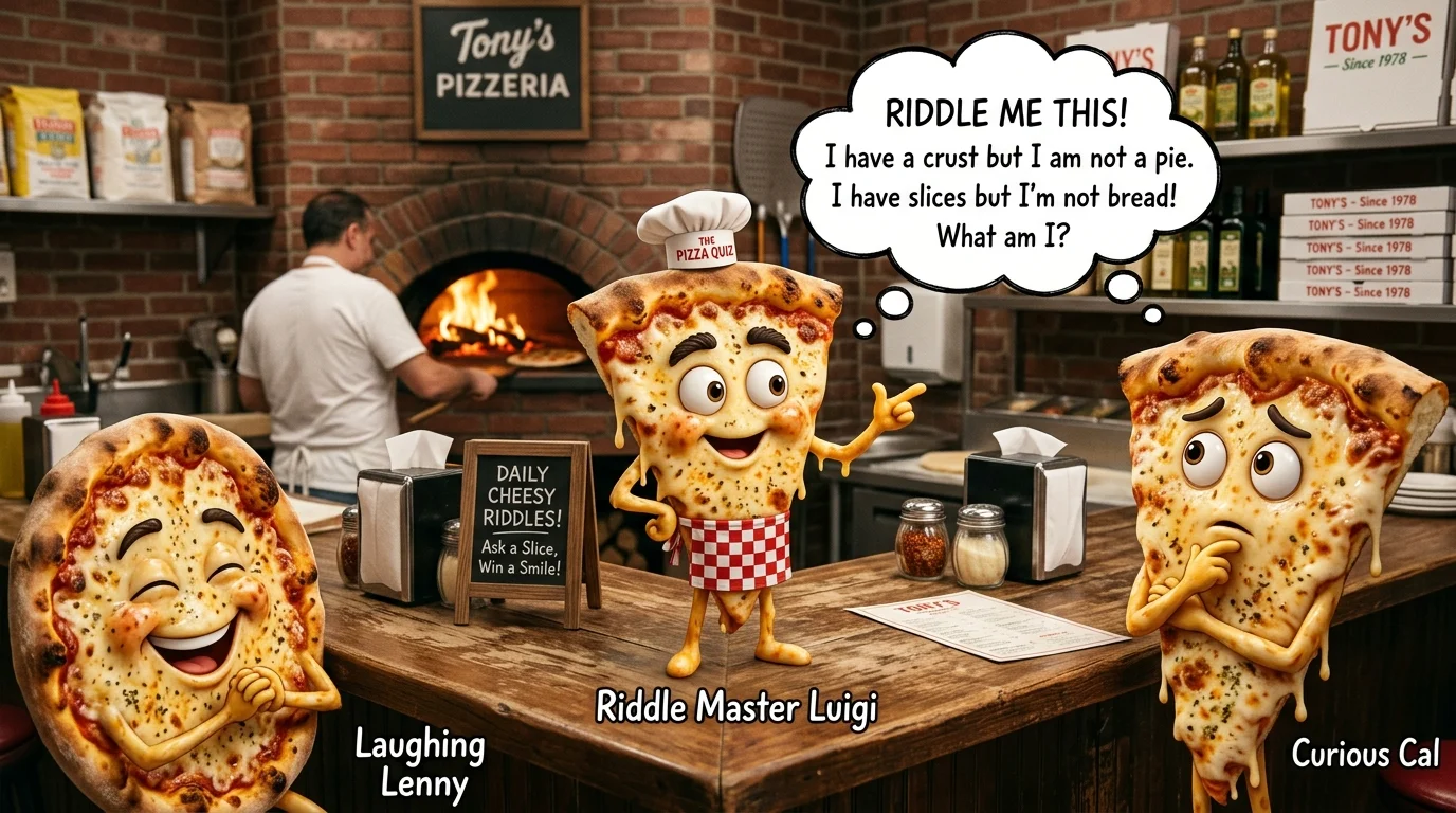 Cheese Pizza Math Riddles
