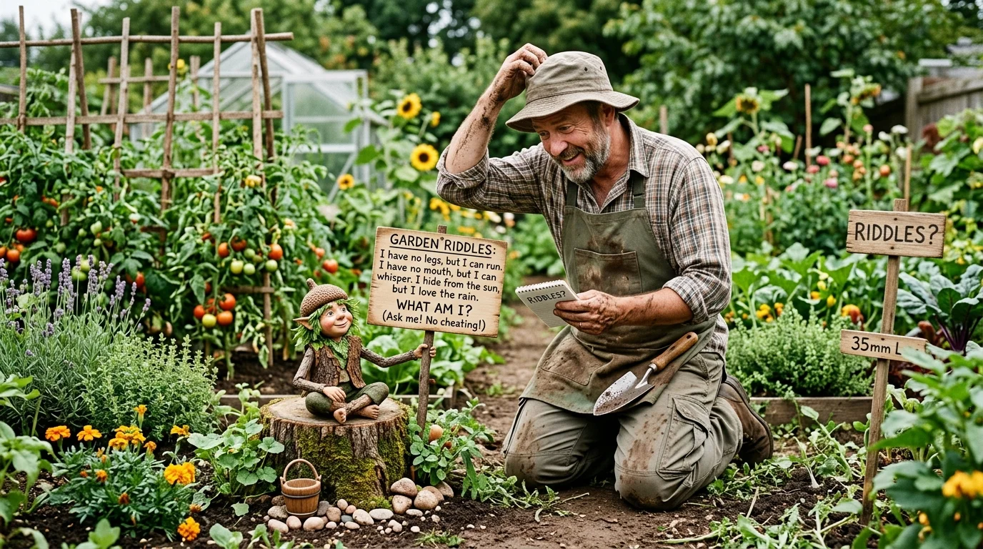 Funny Garden Nature Riddles