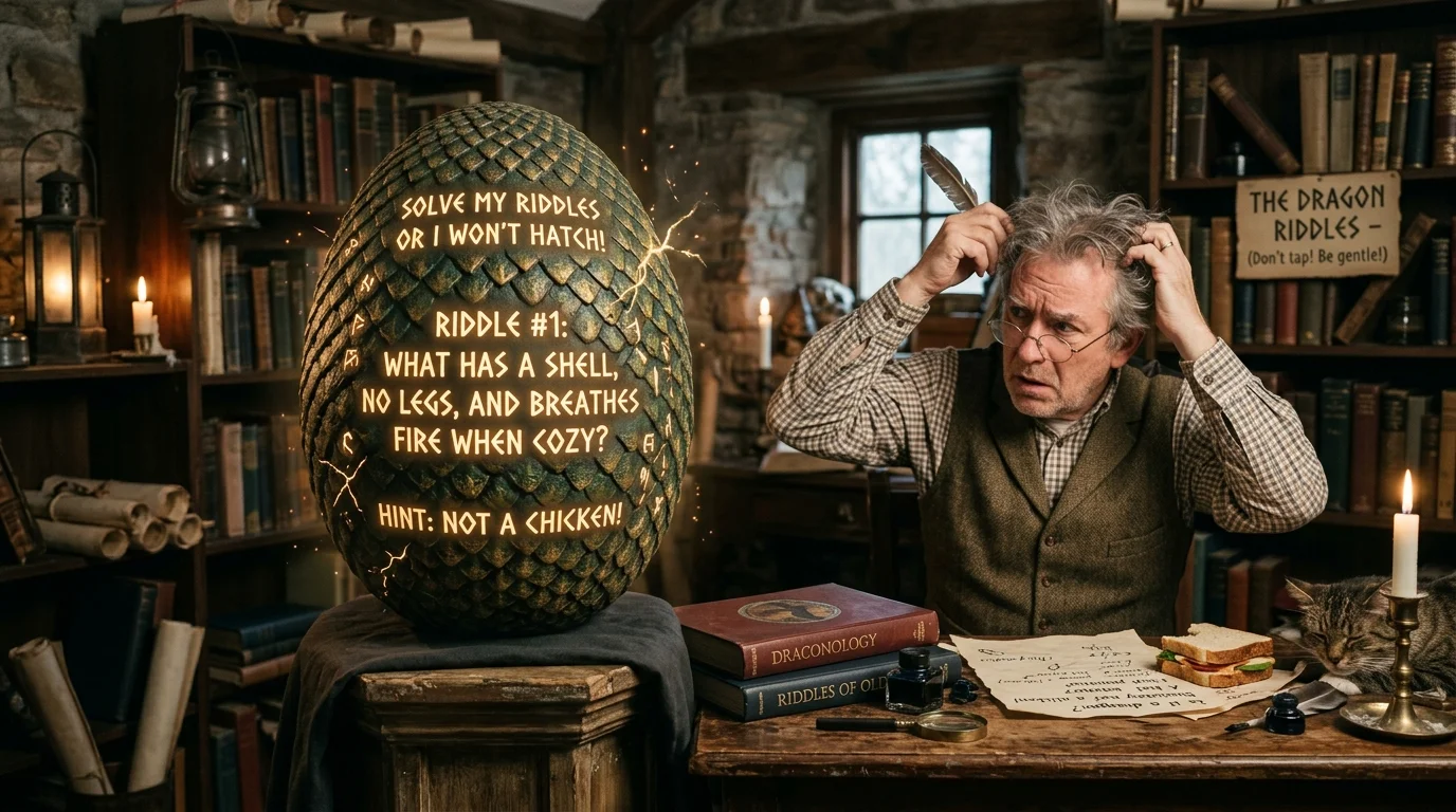 Hard Dragon Egg Riddles
