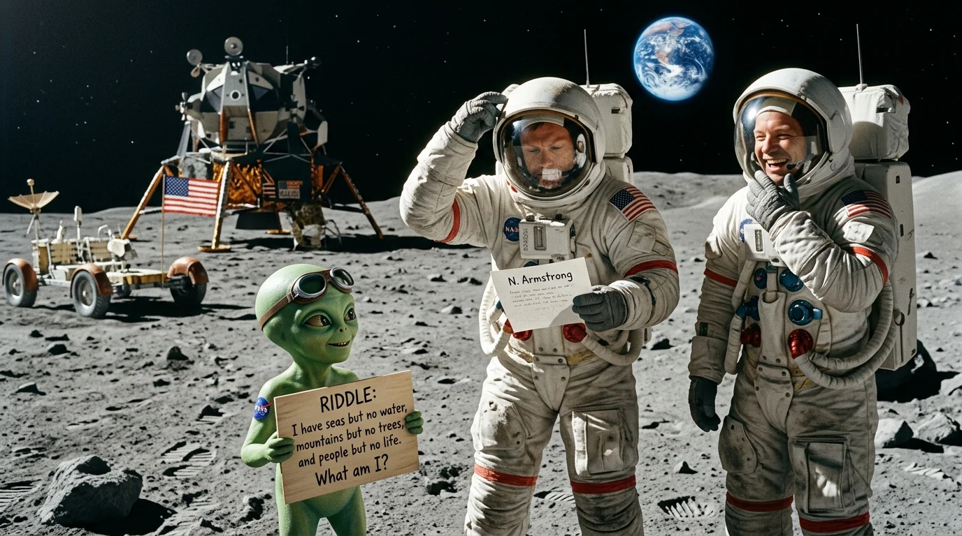 Lunar Surface Riddles