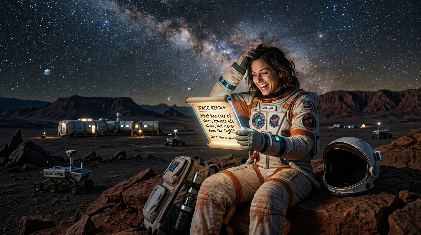 Space Explorer Riddles for Parties and Games