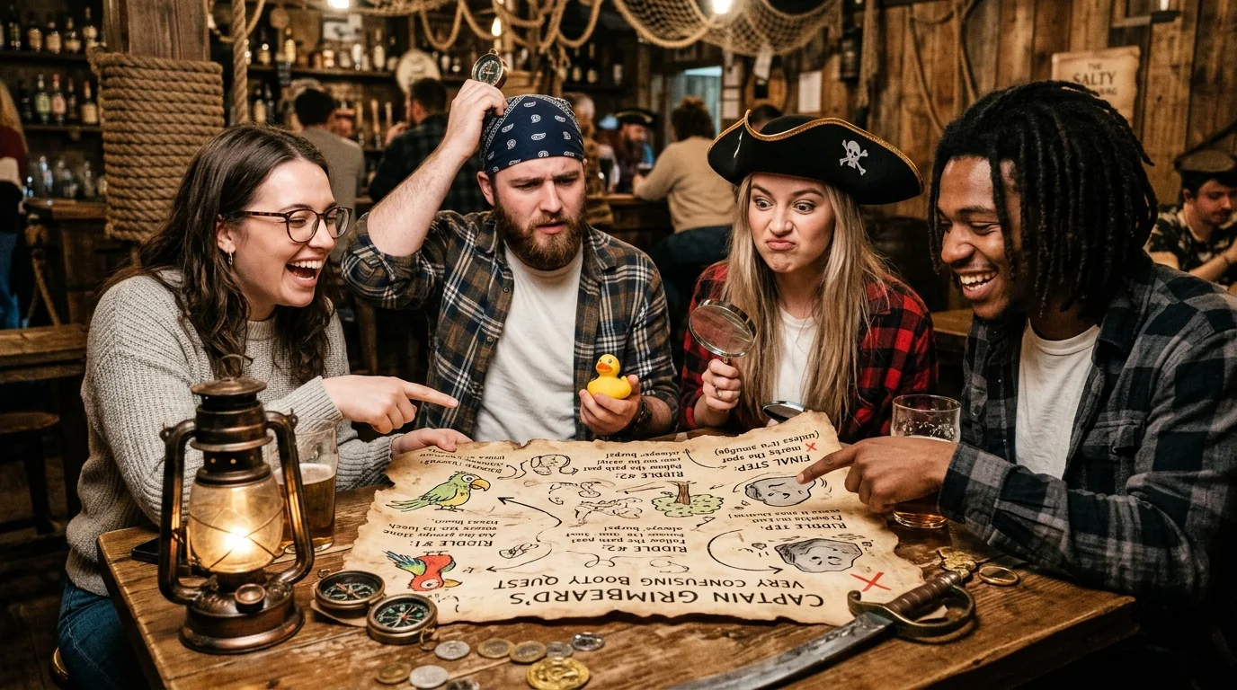 Treasure Map Math Brain Teasers