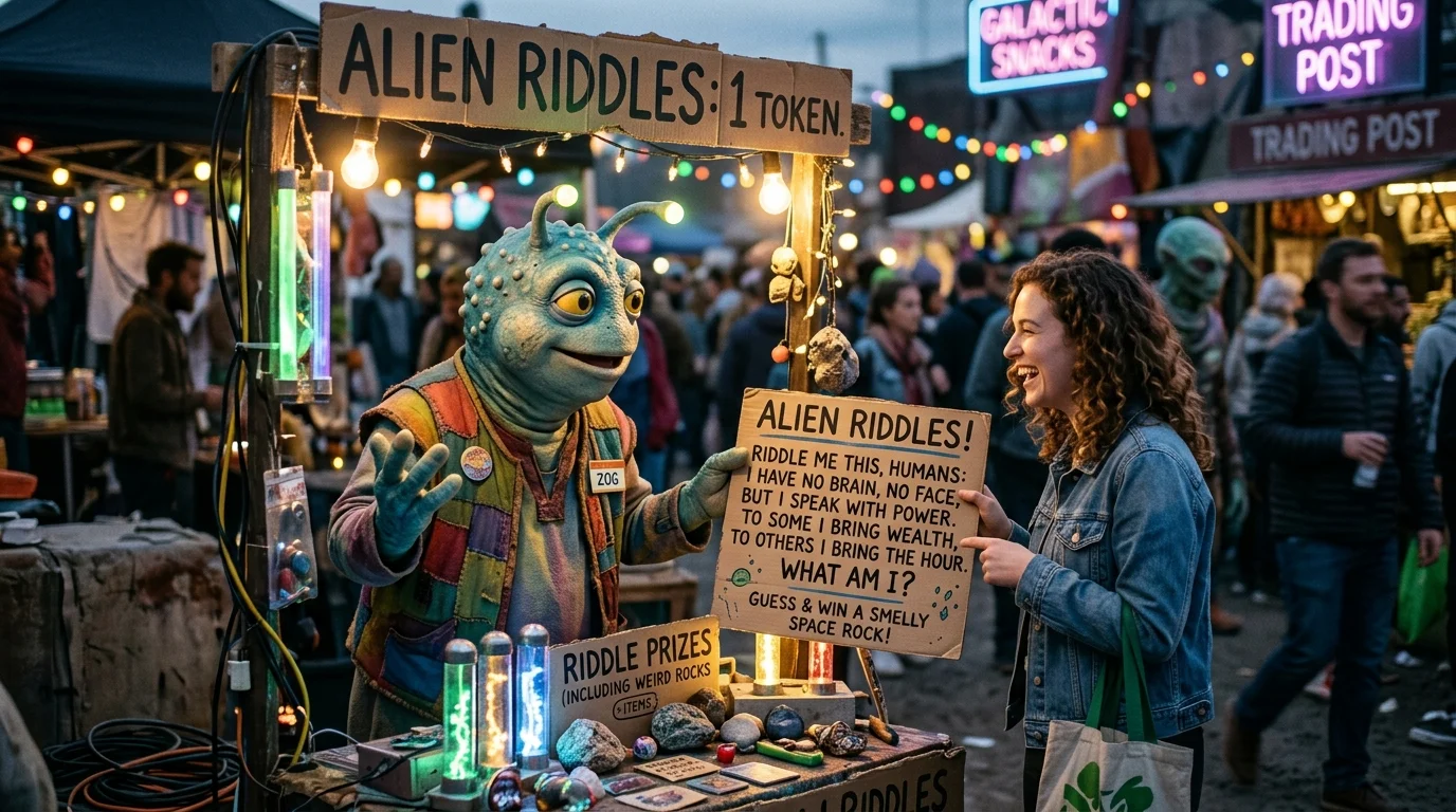 UFO and Alien Mystery Riddles