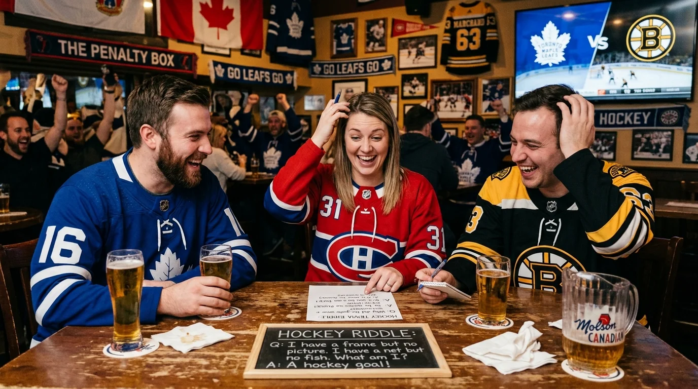 Winter Hockey Riddles