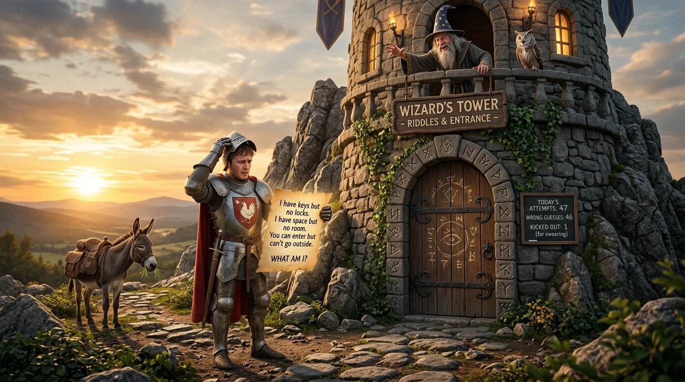 Wizard Tower Treasure Hunt Riddles