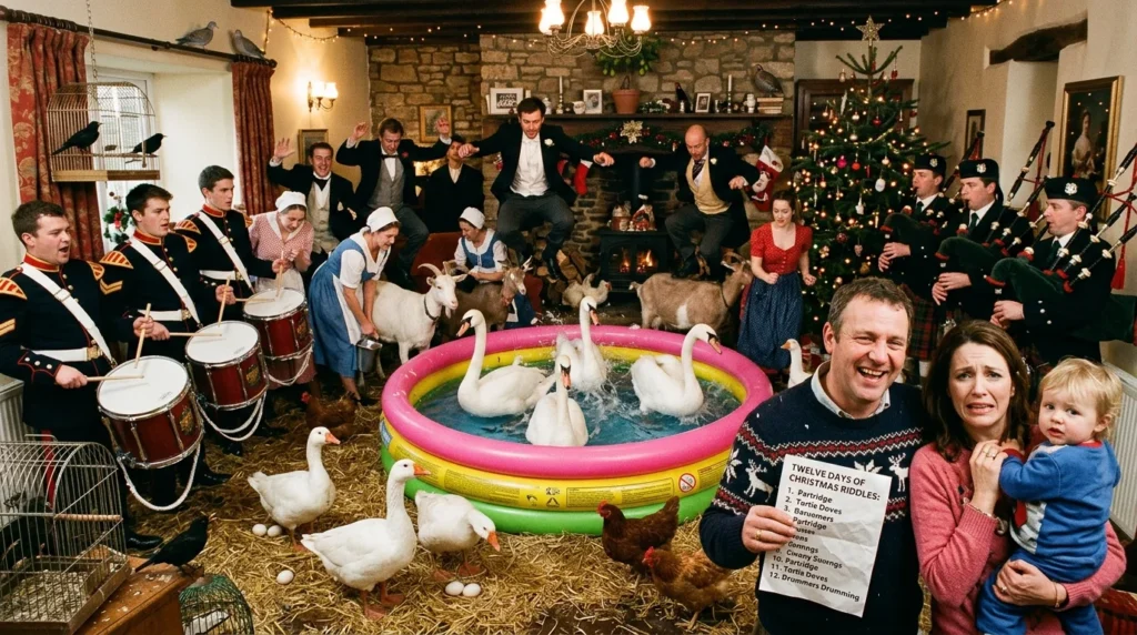 twelve days of christmas riddles