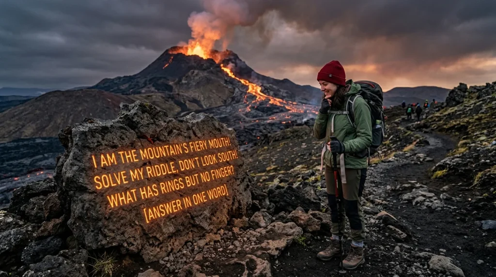 volcano lava riddles